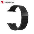 FORCELL F-DESIGN FA03 magnetic stainless steel strap für APPLE Watch 38 / 40 / 41 mm black