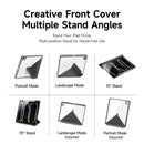 Die Schutzhülle DUX MAGI Case in elegantem Schwarz bietet robusten Schutz und funktionalen Komfort für das iPad Air 6. Mit integriertem Stifthalter ist Ihr Eingabestift stets griffbereit und sicher verstaut.