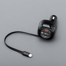 Forcell F-Energy Alu Autoladegerät: Der leistungsstarke Dual USB Reiselader bietet Super Fast Charging 2.0, Power Delivery, Quick Charge 4.0 und USB-C-Kabel für effizientes Laden. Ideal für unterwegs!