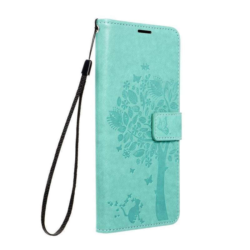 Diese stilvolle grüne Handytasche mit einzigartigem Blumen- und Naturmuster bietet perfekten Schutz für das Samsung Galaxy A52 5G / A52 LTE. Mit ihrer praktischen Klappfunktion und den Kartenfächern verbindet sie Design und Funktionalität für den alltäglichen Gebrauch.