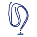 Stylischer SWING (8mm) Phone Lanyard in dunkelblau, ideal für bequemes Tragen Ihres Handys. Mit einer verstellbaren Länge von 165 cm bietet er Flexibilität und Sicherheit. Perfekt für den Alltag und unterwegs!