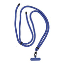 Stylischer SWING (8mm) Phone Lanyard in dunkelblau, ideal für bequemes Tragen Ihres Handys. Mit einer verstellbaren Länge von 165 cm bietet er Flexibilität und Sicherheit. Perfekt für den Alltag und unterwegs!