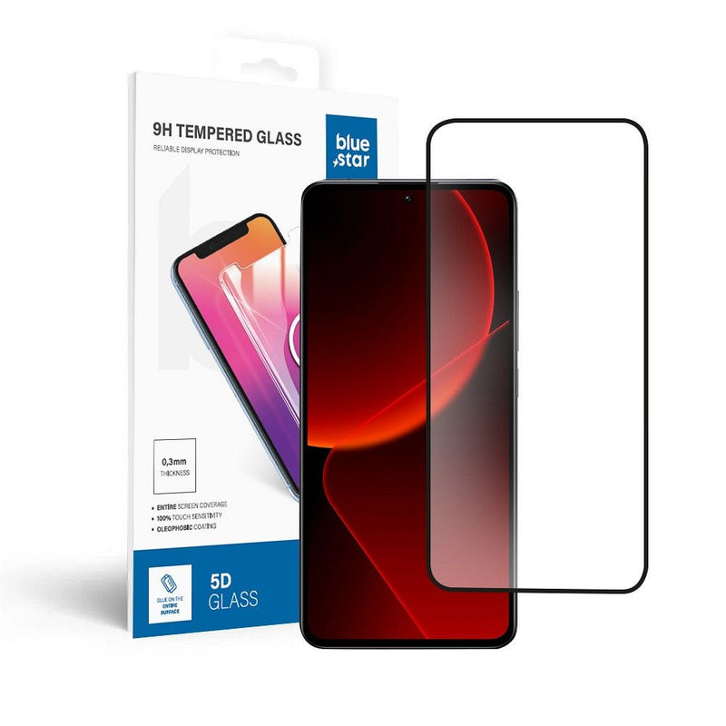 Schützen Sie Ihr Xiaomi Redmi Note 13T Pro mit Blue Star 5D Full Glue Panzerglas. Inklusive Montageset für eine präzise & blasenfreie Anbringung. Robust, touchsensitiv & oleophob beschichtet.