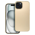 Für das Apple iPhone 15 gibt es stylish und schützend eine goldene Schutzhülle. Sie vereint elegantes Design mit optimalem Schutz und wertet Ihr Smartphone optisch auf. Perfekt für alle, die ein wenig Luxus in ihrem Alltag suchen!