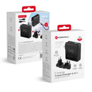 **Multifunktional Laden mit Forcell 6-in-1-Reiseladegerät**

Optimieren Sie Ihr Ladeerlebnis! Das Forcell 6-in-1-Reiseladegerät vereint Vielseitigkeit mit Leistung – perfekt für globale Abenteuer wie Alltagsgebrauch. Austauschbare Stecker (EU, UK, US) und eine 15.000 mAh Powerbank sorgen jederzeit für ausreichend Energie für alle Geräte.