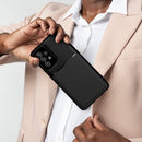 Schützen Sie Ihr Samsung Galaxy A16 5G stilvoll mit dieser eleganten, schwarzen Handytasche. Die strukturierte Oberfläche verbessert den Griff, während das robuste Material vor Stößen und Kratzern bewahrt.