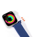 Entdecken Sie das stylische Stoff Uhrenarmband von Dux Ducis für Apple Watch 7/6/SE/5/4/3/2 (41/40/38 mm) in Blau. Dieses elegante und funktionale Accessoire bietet optimalen Tragekomfort und passt perfekt zu jedem Outfit!