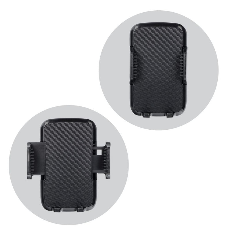 Die universelle KFZ-Halterung, verstellbar und mit elegantem Carbon-Motiv, ist ideal für jedes Fahrzeug. Kompatibel mit Geräten von 3-6 Zoll, unterstützt 360° Rotation. Sicherer Halt durch Saugnapf mit Verriegelungsclip. Optimal für Navigation und Freisprechfunktion.