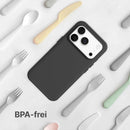 Rhinoshield SolidX Magsafe Silikon Case für iPhone 17 Pro Max - Schwarz