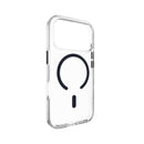 MagEasy iPhone 17 Pro MagSafe Clear Case - schwarzer Magsafe-Ring