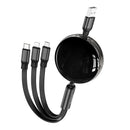 Das **3-in-1 Kabel Micro + Typ-C + Lightning Hoco X78** bietet universelle Lademöglichkeiten für diverse Geräte. Ideal für den simultanen Gebrauch von Lightning, Micro USB und USB-C Anschlüssen. Optimal für den Einsatz im Haushalt oder Büro. Entdecken Sie die Effizienz und Vielseitigkeit des Hoco X78!