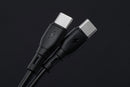 Kabel USB C an USB C blau Star 3A 60W ECO 2 m PJ73-14-3 schwarz