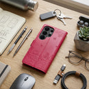 Das MEZZO Holster für Samsung Galaxy S26 vereint stilvolles Design und sicheren Schutz. Aus langlebigem Eco-Leder, mit praktischen Fächern und einem stabilen Cord sorgt es für einfachen Zugriff. Ideal für Alltag oder unterwegs. Schützen Sie Ihr Galaxy S26 elegant!