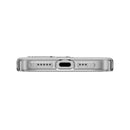 MagEasy iPhone 17 MagSafe Clear Case - weißer Magsafe-Ring