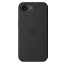 Apple iPhone 16e/17e Silikon Case, schwarz ohne MagSafe