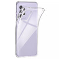 Transparente CLEAR CASE 2mm BOX Handyhülle für Samsung Galaxy A52 5G/A52 LTE: Ultra-dünn, flexibel und robust. Perfekter Schutz ohne Zusatzgewicht, volle Bedienbarkeit und Schutz fürs Display. Ideal für stilvolles Design.