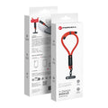 Der FORCELL F-Design R10X40 Wrist Phone Lanyard in Rot bietet praktischen Schutz und Komfort für Ihr Smartphone. Mit einer maximalen Schlaufenlänge von 20 cm lässt sich das Wrist Strap individuell anpassen. Ideal für den täglichen Gebrauch, sorgt es dafür, dass Ihr Gerät stets griffbereit und sicher ist.