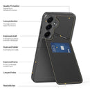Dux Ducis Rafi II Mag Case für Samsung Galaxy A35: Perfekter Schutz, MagSafe-kompatibel, elegantes Design mit RFID-blockierenden Kartenfächern. Ideal für Sicherheit und Stil!