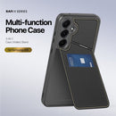 Dux Ducis Rafi II Mag Case für Samsung Galaxy A35: Perfekter Schutz, MagSafe-kompatibel, elegantes Design mit RFID-blockierenden Kartenfächern. Ideal für Sicherheit und Stil!