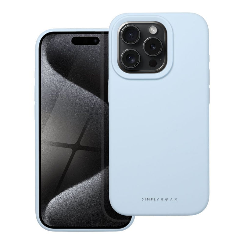 Schützen Sie Ihr Apple iPhone 15 Pro optimal: Das Roar Cloud Skin Silicone Case bietet perfekten Schutz, Zugriff auf alle Tasten, drahtloses Laden ohne Entfernen des Cases. Perfekter Sitz und stilvolles Design!