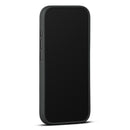 Woolnut Leder Case für iPhone 17 - Schwarz