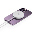 Der bluestar Funkcharger bietet eine Leistung von 15 W und ist kompatibel mit der MagSafe-Technologie. Ideal für schnelles und einfaches kabelloses Laden, sorgt er für eine sichere magnetische Verbindung und effiziente Energieübertragung. Perfekt für moderne Geräte!