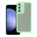 Entdecken Sie stylischen Schutz für Ihr Samsung Galaxy A35 5G mit dieser trendigen, mintgrünen Handytasche. Entworfen für eine perfekte Passform, bietet sie Zugang zu allen Tasten und Funktionen, während das Gerät sicher vor Stößen und Kratzern bewahrt wird.