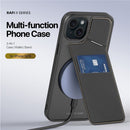 Schützen Sie Ihr Apple iPhone 13/14 mit dem Dux Ducis Rafi II Mag Case! MagSafe-kompatibel, stilvoll und sicher mit Kartenfach und RAFID-Schutz. Ideal für stilbewusste iPhone-Nutzer.