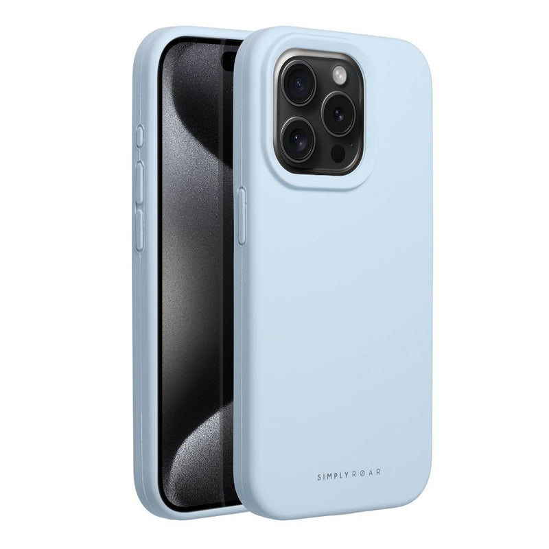 Schützen Sie Ihr Apple iPhone 15 Pro optimal: Das Roar Cloud Skin Silicone Case bietet perfekten Schutz, Zugriff auf alle Tasten, drahtloses Laden ohne Entfernen des Cases. Perfekter Sitz und stilvolles Design!