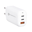Der FORCELL F-ENERGY GaN TFK-TC-65WPD ist ein kompakter und leistungsstarker Reiseladegerät mit moderner GaN-Technologie. Er bietet zwei USB-C-Anschlüsse und einen USB-A-Anschluss, unterstützt Power Delivery (PD) und Quick Charge 4.0 (QC4.0) für schnelles Laden mit bis zu 65 Watt. Ideal für unterwegs, kompatibel mit vielen Geräten und in einem eleganten Weiß gehalten.