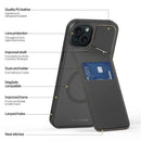 Schützen Sie Ihr Apple iPhone 13/14 mit dem Dux Ducis Rafi II Mag Case! MagSafe-kompatibel, stilvoll und sicher mit Kartenfach und RAFID-Schutz. Ideal für stilbewusste iPhone-Nutzer.