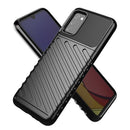 Entdecken Sie robusten Schutz für Ihr Samsung Galaxy S20 FE / S20 FE 5G mit dem THUNDER Case in eleganter schwarzer Ausführung. Die strapazierfähige Schutzhülle bewahrt Ihr Smartphone vor Stößen und Kratzern und bietet dank des strukturierten Designs zusätzlichen Grip für sicheres Handling im Alltag.