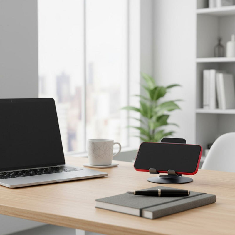 Die Forcell F-Grip Fold Stand 3 Handyhalterung: Ihr idealer Begleiter für stabile, portable Smartphone-Nutzung. Klappbares Aluminiumdesign, verstellbare Winkel und 360-Grad-Rotation für perfekten Komfort unterwegs. Ideal für Freisprechen und Medienkonsum.