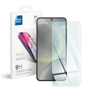 Schützen Sie Ihr Samsung Galaxy S24 mit unserem hochwertigen Panzerglas. Die 9H Härte verspricht höchsten Schutz vor Kratzern und Stößen, während die 0,3 mm Dicke und die oleophobe Beschichtung die Touch-Sensitivität und Klarheit Ihres Displays erhalten. Einfache und blasenfreie Montage für langanhaltende Sicherheit.