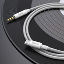 Kaufen Sie das HOCO UPA19 3,5 mm auf USB-C Kabel, 1m für eine zuverlässige Audioverbindung! Ideal für MP3, Kopfhörer, Autoradio & mehr. Nylon & TPE für Langlebigkeit.