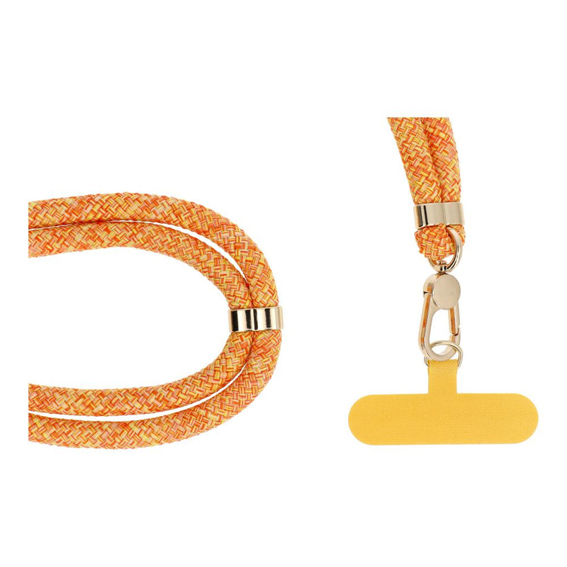 Die Handykette SWING: ein stylisches, robustes Accessoire. 165 cm lang, verstellbar, mit praktischem Haken für sicheren Halt Ihres Smartphones. In fünf Farben verfügbar. Ideal für Alltag & Reisen!