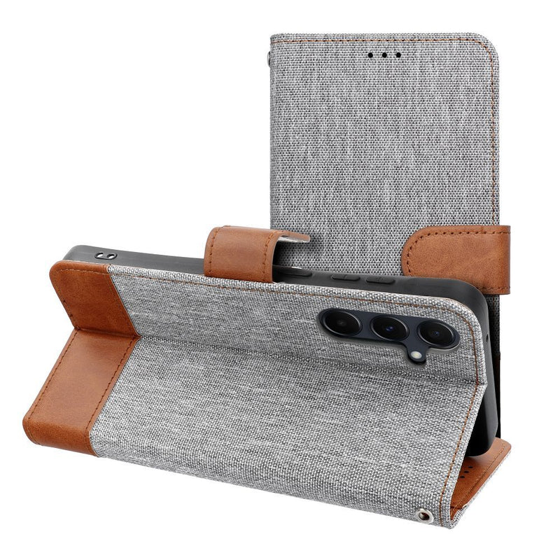 Schützen Sie Ihr Samsung Galaxy S25 Ultra stilvoll mit dem Jeans Book: Funktionale Hülle aus Denim mit Kartenfächern und robustem Verschluss für maximalen Schutz und Trend-Design. Ideal für stilbewusste Nutzer!