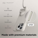Elago MAGNETIC SILICONE CASE für 17e/16e - Stone