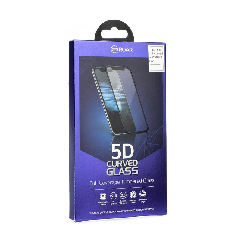 5D Premium Panzerglas mit Rahmen iPhone 12 Mini Schwarz