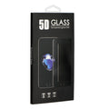 5D Panzerglasfolie mit Rahmen für iPhone XR / 11 Schwarz