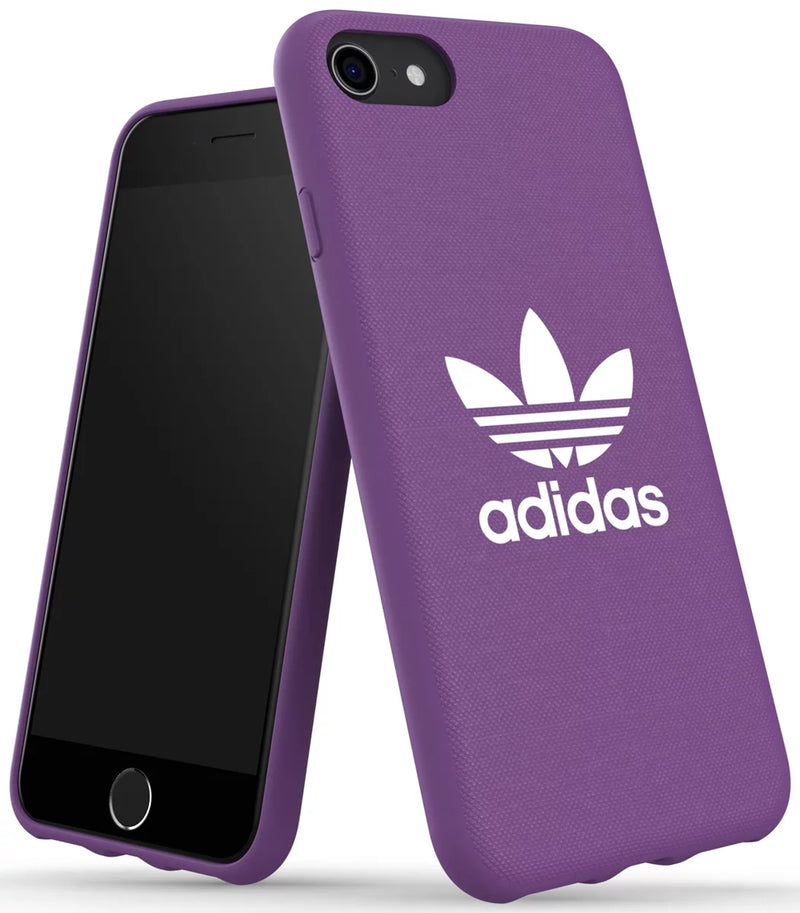 Adidas Hülle für Apple iPhone SE 2020 / iPhone 8/7/6/6s in violett