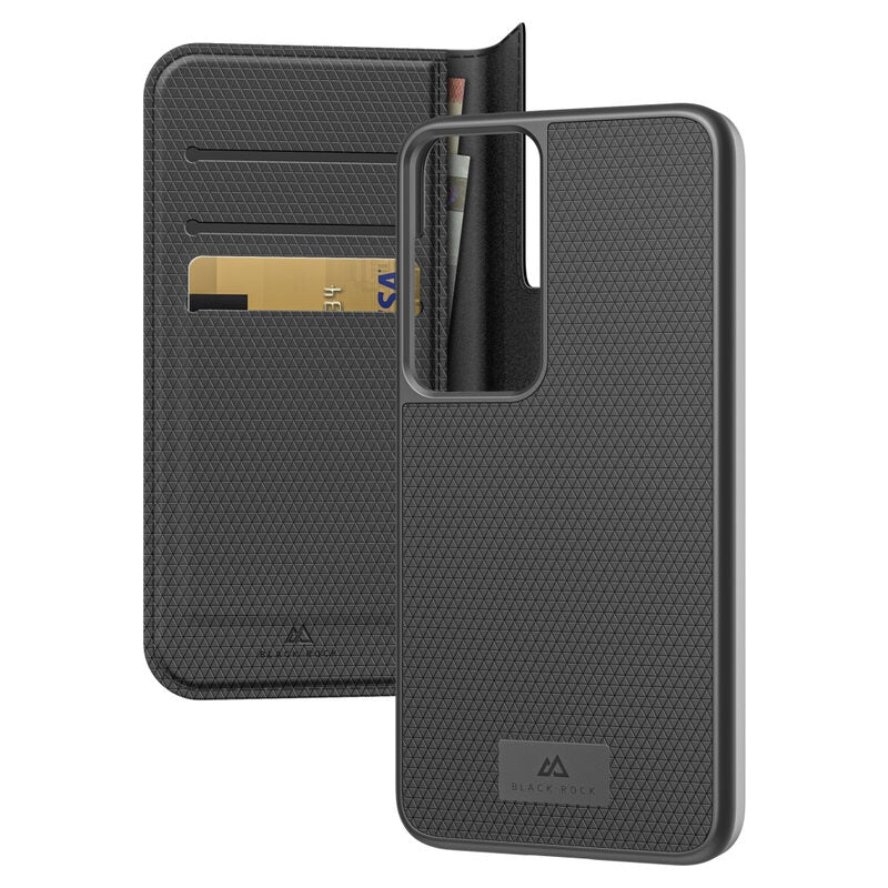 Black Rock Wallet 2in1 für das Samsung Galaxy S23 schwarz