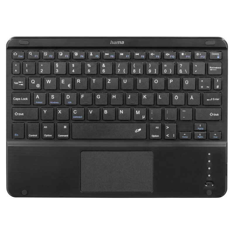 Bluetooth-Tastatur Hülle für Samsung Galaxy Tab A8 10.5, Schwarz
