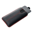 Elegantes Etui in schwarz für Smartphone mit Verschluss