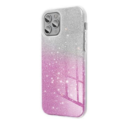 Forcell SHINING Case für Apple iPhone 13 Pro in pink-silber
