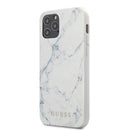 Guess Marble PC/TPU Cover für Apple iPhone 12 mini (5,4) weiß