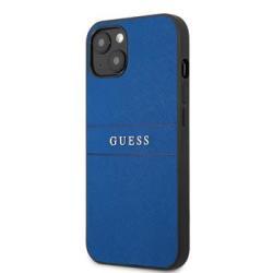 Guess PU Leather Saffiano Case for iPhone 13 (6,1) Blue