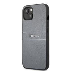 Guess PU Leather Saffiano Case for iPhone 13 (6,1) Grey