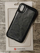 Handycase aus Leder mit Fächer für Apple iPhone XS u. iPhone X