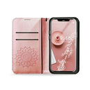 Handyhülle für Apple iPhone 13 Pro Mandalamuster rosegold